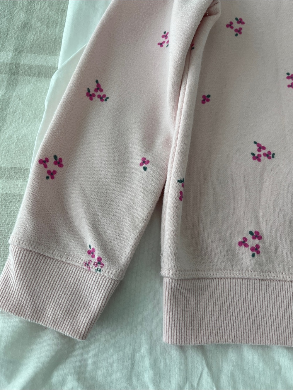 Cat & Jack Light Pink Floral Crewneck Sweatshirt